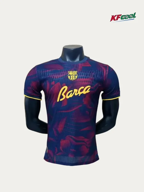 Barcelona Brown Black Training Shirts 2627 Player Version1 - KFCool – Football Jerseys & Soccer Kits Store