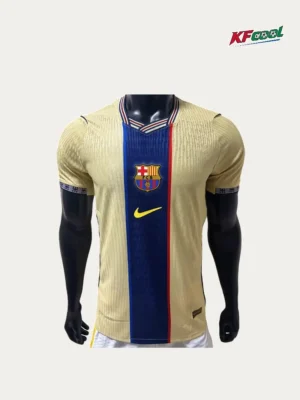 Barcelona Earthy Yellow Training Shirts 2627 Player Version1 Barcelona Earthy Yellow Training Shirts 26/27 Player Version