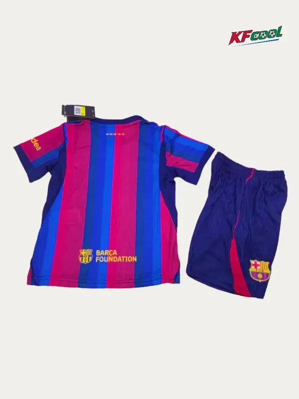 Barcelona Home Kids kits 2627 Fans Version2 - KFCool – Football Jerseys & Soccer Kits Store