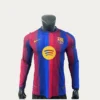 Barcelona Home Long Sleeve Jersey 2627 Player Version1 - KFCool – Football Jerseys & Soccer Kits Store