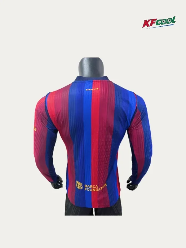Barcelona Home Long Sleeve Jersey 2627 Player Version2 - KFCool – Football Jerseys & Soccer Kits Store