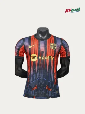 Barcelona Red Blue Training Shirts 2627 Player Version1 Barcelona Red Blue Training Shirts 26/27 Player Version
