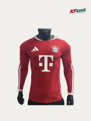 Bayern Munchen Home Long Sleeve Jersey 2627 Player Version1 Bayern Munchen Home Long Sleeve Jersey 26/27 Player Version