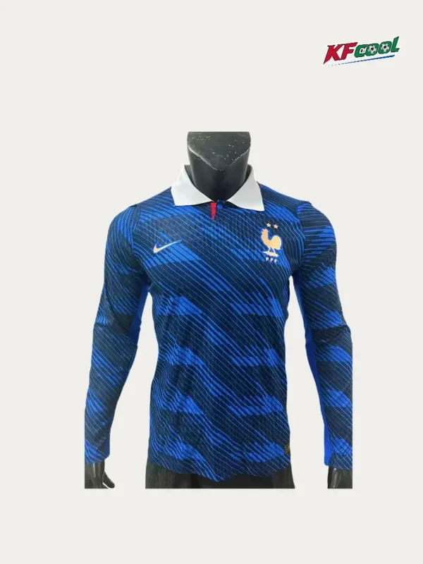 France Home Long Sleeve Jersey 2627 Player Version1 - KFCool – Football Jerseys & Soccer Kits Store