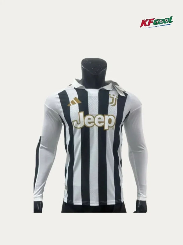 Juventus Home Long Sleeve Jersey 2627 Player Version1 - KFCool – Football Jerseys & Soccer Kits Store