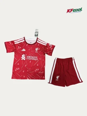 Liverpool Home Kids kits 2627 Fans Version1 Liverpool Home Kids kits 26/27 Fans Version