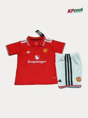 Manchester United Home Kids kits 2627 Fans Version1 Manchester United Home Kids kits 26/27 Fans Version