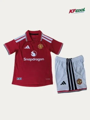 Manchester United Home Kids kits 2627 Player Version1 Manchester United Home Kids kits 26/27 Player Version