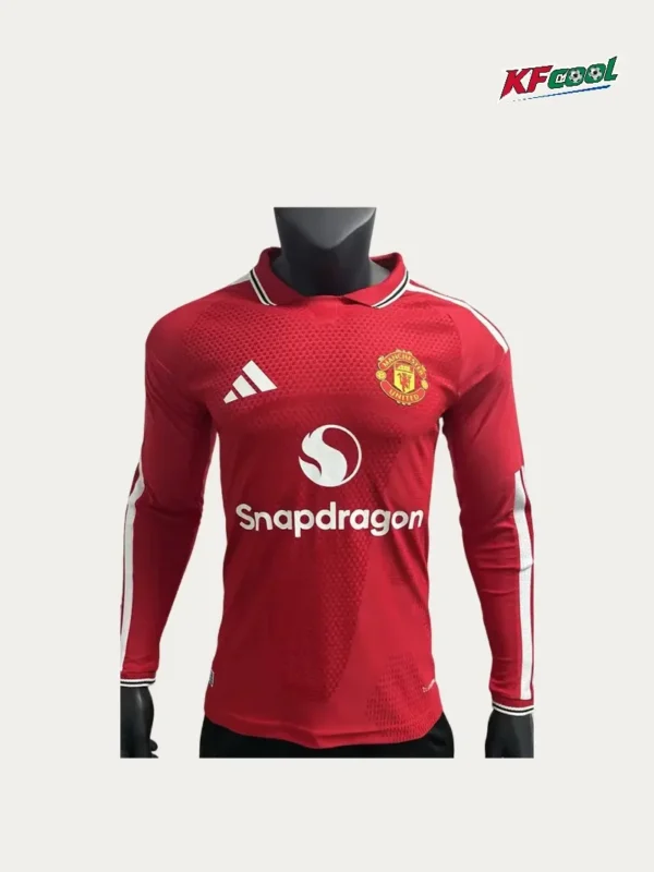 Manchester United Home Long Sleeve Jersey 2627 Player Version1 - KFCool – Football Jerseys & Soccer Kits Store