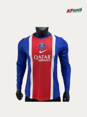 PSG Home Long Sleeve Jersey 2627 Player Version1 PSG Home Long Sleeve Jersey 26/27 Player Version