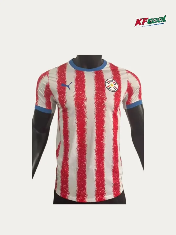 Paraguay Home Jersey 2627 Player Version1 - KFCool – Football Jerseys & Soccer Kits Store