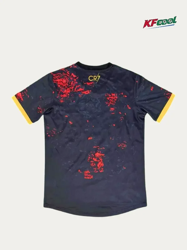 Portugal CR7 Red Black Training shirts 2627 Fans Version2 - KFCool – Football Jerseys & Soccer Kits Store