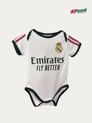 Real Madrid Home Babysuit Infant Crawl 2627A Real Madrid Home Babysuit Infant Crawl 26/27