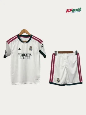 Real Madrid Home Kids kits 2627 Fans Version1 Real Madrid Home Kids kits 26/27 Fans Version