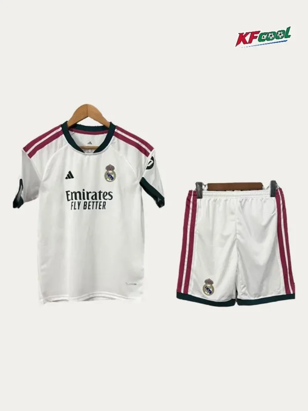 Real Madrid Home Kids kits 2627 Fans Version1 - KFCool – Football Jerseys & Soccer Kits Store