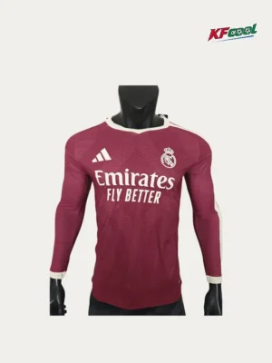 Real Madrid Third Long Sleeve Jersey 2627 Player Version1 Real Madrid Third Long Sleeve Jersey 26/27 Player Version