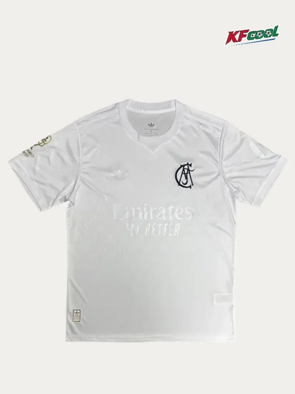 Real Madrid White 125th Anniversary Jersey 2627 Fans VersionRound Neck1 - KFCool – Football Jerseys & Soccer Kits Store