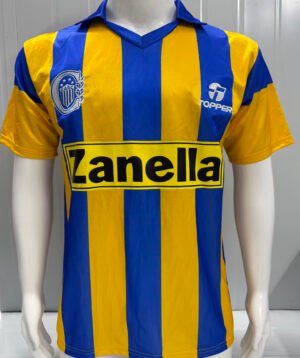 19871988 Rosario Central Home Retro Fans Soccer Jersey 罗萨里奥 1987/1988 Rosario Central Home Retro Fans Soccer Jersey 罗萨里奥