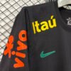 2026/27 Brazil Black Casual Pure Cotton T-Shirt