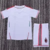 AC Milan 2011/12 Retro Home Kids Kit Fan Version - Back View | KFCOOL