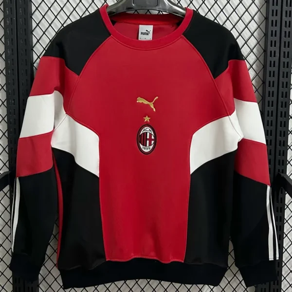 AC Milan 2025/26 Red Hoody - Front View | KFCOOL