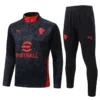 AC Milan 2025/26 Half Pull Tracksuit - Front View - KFCool – Football Jerseys & Soccer Kits Store AC Milan 2025/26 Half Pull Tracksuit - Front View | KFCOOL