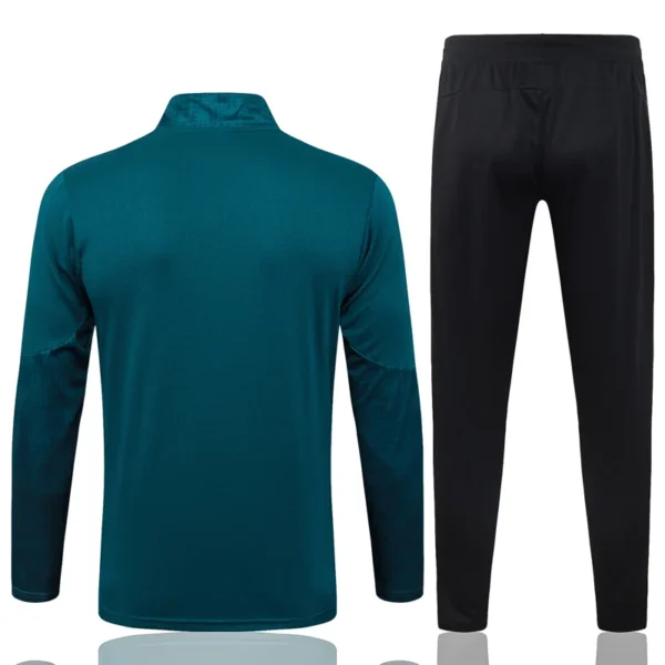 AC Milan 2025/26 Green Half Pull Tracksuit - Back View - KFCool – Football Jerseys & Soccer Kits Store AC Milan 2025/26 Green Half Pull Tracksuit - Back View | KFCOOL