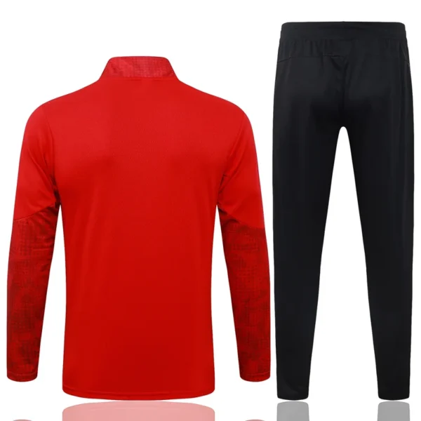 AC Milan 2025/26 Red Half Pull Tracksuit - Back View | KFCOOL