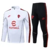 AC Milan 2025/26 White Half Pull Tracksuit - Front View | KFCOOL