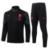AC Milan 2025/26 Black Red Jacket Tracksuit - Front View - KFCool – Football Jerseys & Soccer Kits Store AC Milan 2025/26 Black Red Jacket Tracksuit - Front View | KFCOOL