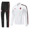 AC Milan 2025/26 White Jacket Tracksuit - Front View - KFCool – Football Jerseys & Soccer Kits Store AC Milan 2025/26 White Jacket Tracksuit - Front View | KFCOOL