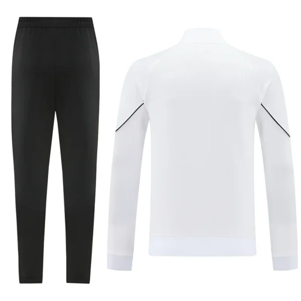 AC Milan 2025/26 White Jacket Tracksuit - Back View - KFCool – Football Jerseys & Soccer Kits Store AC Milan 2025/26 White Jacket Tracksuit - Back View | KFCOOL