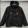 AC Milan 2025/26 Black Outdoor Jacket - Front View - KFCool – Football Jerseys & Soccer Kits Store AC Milan 2025/26 Black Outdoor Jacket - Front View | KFCOOL