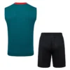 AC Milan 2025/26 Green Sleeveless Shorts - Back View | KFCOOL