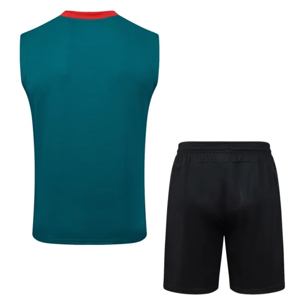 AC Milan 2025/26 Green Sleeveless Shorts - Back View | KFCOOL
