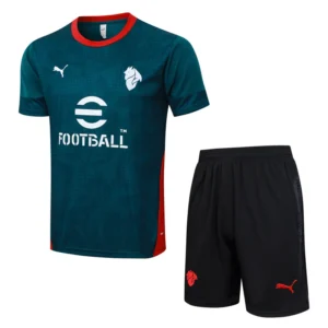AC Milan 2025/26 Training Short Suit - Front View AC Milan 2025/26 Training Short Suit - Front View | KFCOOL
