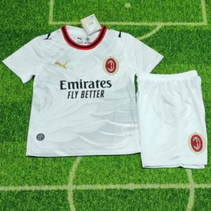 AC Milan 2026/27 Away Kids Kit Fan Version - Front View | KFCOOL