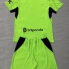 AC Milan 2026/27 Goalkeeper Kids Kit Fan Version - Back View | KFCOOL