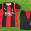 AC Milan 2026/27 Home Kids Kit Player Version - Back View - KFCool – Football Jerseys & Soccer Kits Store AC Milan 2026/27 Home Kids Kit Player Version - Back View | KFCOOL