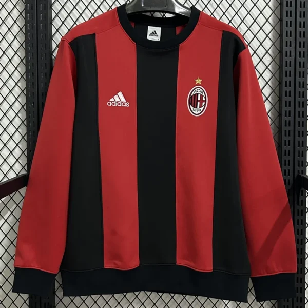 AC Milan 2026/27 Red Black Hoody - Front View | KFCOOL