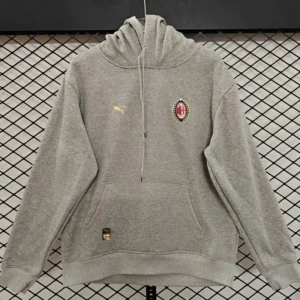 AC Milan 2026/27 Grey Hoody - Front View | KFCOOL