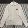 AC Milan 2026/27 White Hoody - Front View AC Milan 2026/27 White Hoody - Front View | KFCOOL