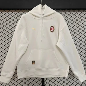 AC Milan 2026/27 White Hoody - Front View | KFCOOL