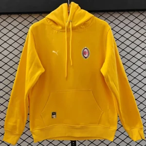 AC Milan 2026/27 Yellow Hoody - Front View | KFCOOL