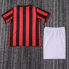 AC Milan 1990/91 Retro Home Kids Kit Fan Version - Back View AC Milan 1990/91 Retro Home Kids Kit Fan Version - Back View | KFCOOL