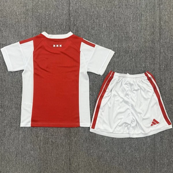 Ajax 2026/27 Home Kids Kit Fan Version - Back View | KFCOOL