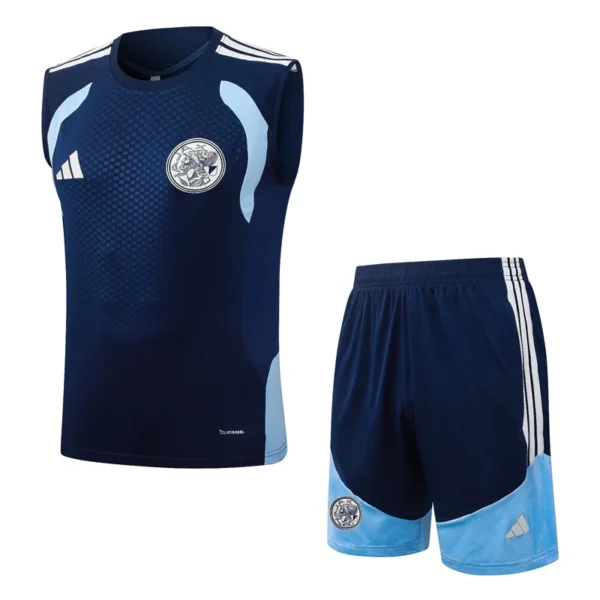 Ajax 2026/27 Royal Blue Sleeveless Shorts - Front View | KFCOOL