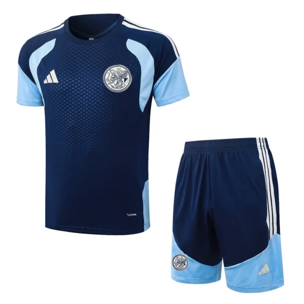 Ajax 2026/27 Royal Blue Training Short Suit - Front View | KFCOOL