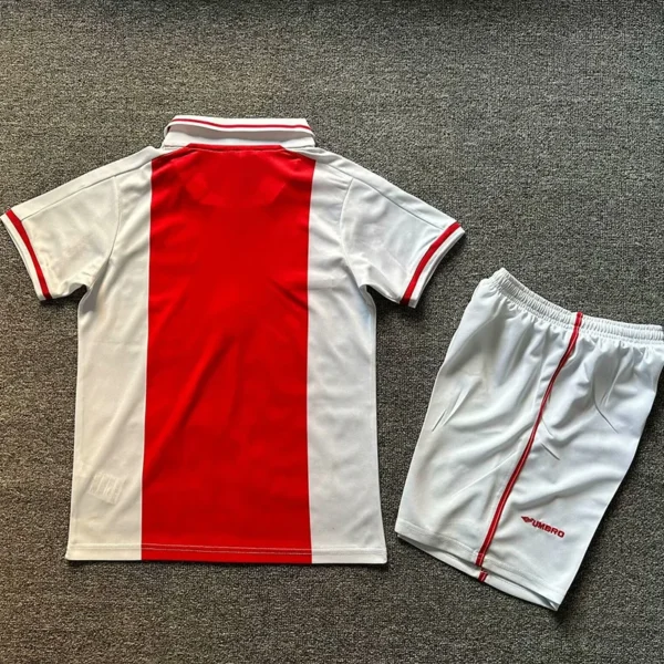 Ajax 1998/99 Retro Home Kids Kit Fan Version - Back View | KFCOOL