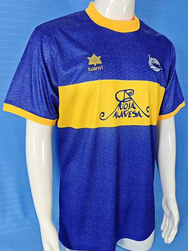Alaves 2000/01 Retro Jersey Fan Version - Back View Alaves 2000/01 Retro Jersey Fan Version - Back View | KFCOOL